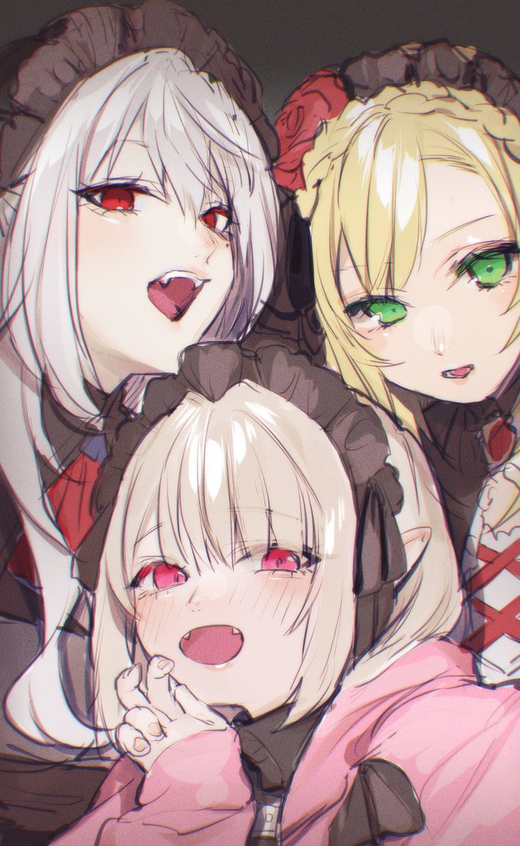 葛葉(にじさんじゲーマーズ) ,魔界ノりりむ 「#SanyArt #りりむとおえかき #絵画コウ 
ありがとう女子会 」|綾森美々(お仕事募集中)のイラスト