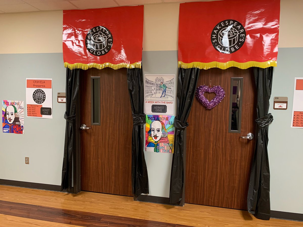 6thELACPJH's tweet photo. @TISDCPJHS 6th ELA is having A Week With The Bard 🎭 Many fun drama activities coming soon! #TeamTomball #CPJHInfluencer @cpjh_jv @CPJH_ELA #successnothingless https://t.co/WUOjThneEb