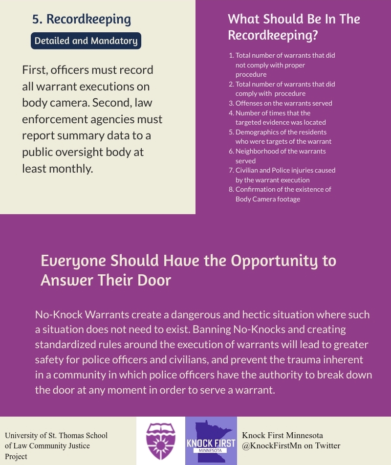 KnockFirstMN's tweet image. This weekend, it broke that MPD had not meaningfully followed through on its Excited Delirium reforms. We should not trust them to meaningfully follow through on No-Knock Warrant reforms unless and until we have a full ban, with no exceptions, and regular/public recordkeeping