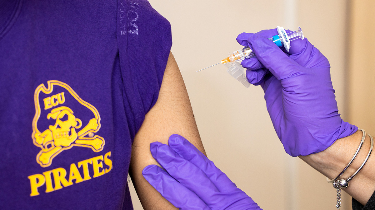 Vaccines are proven to help prevent #COVID19 and are effective in preventing hospitalizations.

Be a part of #PiratesVaxUp and schedule your vaccine with @ECU_SHS by calling 252-328-6841 during business hours.

Learn more ➡️ studenthealth.ecu.edu/covid/