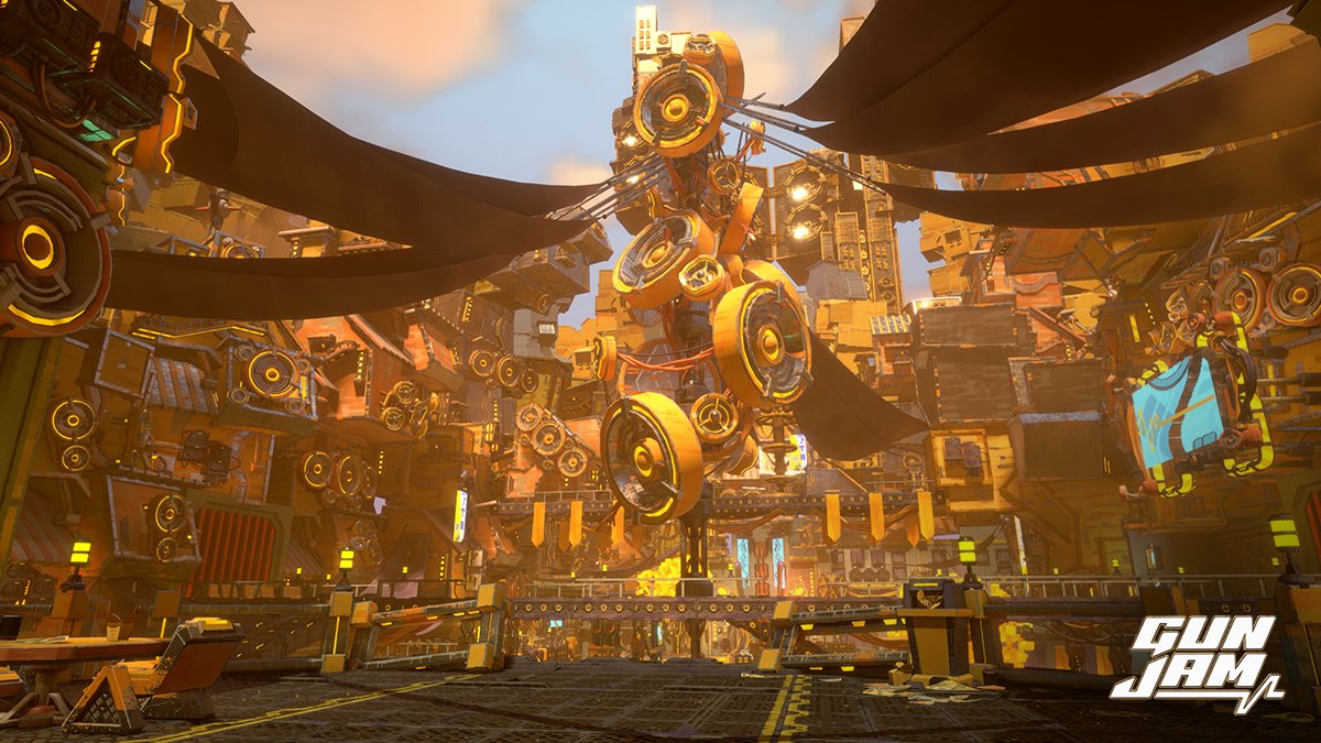 gunjamgame's tweet image. Here are just a few screenshots of the vibrant city we're building for the backdrop of our rhythm FPS game. Welcome to Mubel!
#gamedev #screenshot #gunjamgame #UnrealEngine