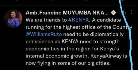 paulinenjoroge's tweet photo. Vote him as president and risk Kenya becoming an island, totally secluded because he will create diplomatic crises all over! The arrogance!!! https://t.co/sZGBHhL5ld