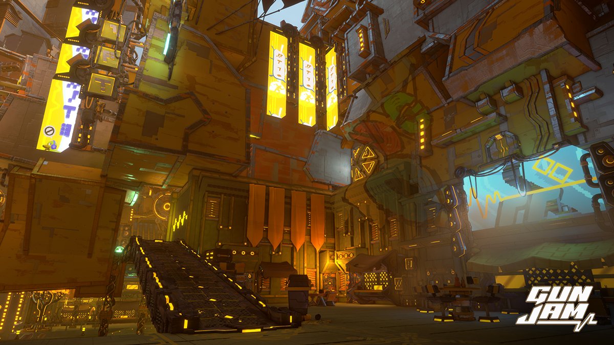 gunjamgame's tweet image. Here are just a few screenshots of the vibrant city we're building for the backdrop of our rhythm FPS game. Welcome to Mubel!
#gamedev #screenshot #gunjamgame #UnrealEngine
