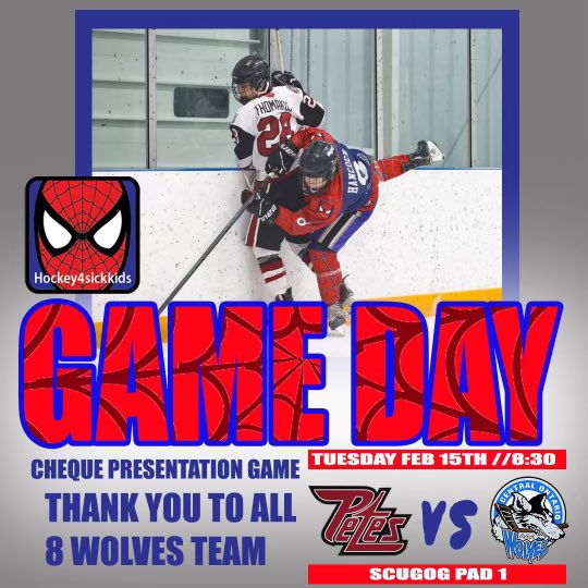 Hockey4SickKids Cowboys take on the Petes at Scucog Arena