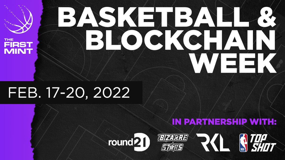 ANNOUNCEMENT🚨 TFM Presents...

🏀BASKETBALL &amp; BLOCKCHAIN WEEK🏀

An ONLINE celebration of hoops and crypto, feat:
🧊NFT Projects
🎨Creators
🎁Giveaways
🏅POAPs (yes!!)

🔥And an EXCLUSIVE Trivia Battle on Twitter Spaces LIVE during the Skills Competition

More to come👀