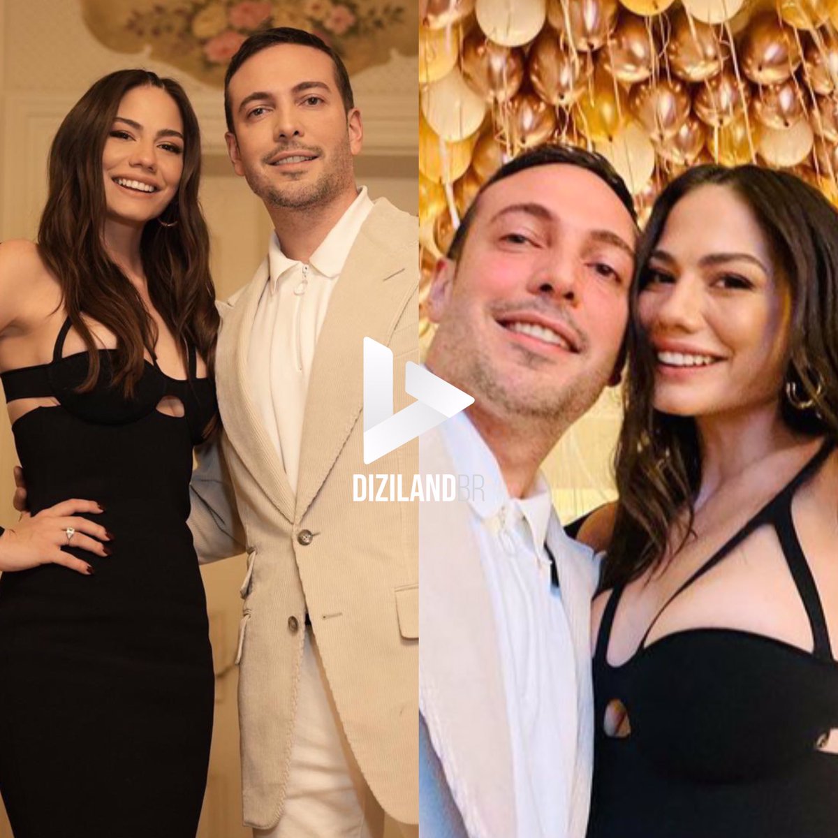 E ela disse “EVET” 💍👰‍♀️ ❤️

Ontem (14/02) o cantor #OğüzhanKoç pediu a mão de #DemetÖzdemir em casamento e ela aceitou. Koç, de acordo com a mídia turca, estava organizando o pedido há um bom tempo e o casal foi parabenizado por muitos amigos e conhecidos. 

Que sejam felizes 🧿