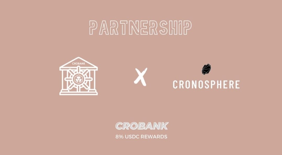 Cronosphere_'s tweet image. 💥PARTNERSHIP GIVEAWAY💥

TO CELEBRATE OUR PARTNERSHIP WITH @cro_bank 

WE ARE GIVING AWAY A BAG OF $BANK WORTH 200 $CRO

-LIKE
-RETWEET
-TAG 3 FRIENDS
-FOLLOW @cro_bank + @Cronosphere_

💥ENDS IN 48 HOURS💥

#CRO #Cronos #Cronosphere #giveaway #cryptocurrency #DeFi #1000Xgems