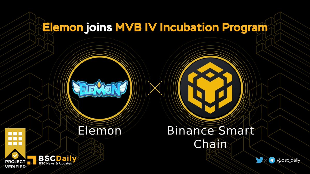 📢 <a href="/ElemonGame/">ELEMON</a> joins MVB IV Incubation Program from <a href="/BinanceChain/">Binance Chain</a> 

You can support $ELMON here: x.com/BinanceChain/s…

Details: t.me/ElemonAnnounce…

Hey Elemonians, are you ready? 🚴‍♂️