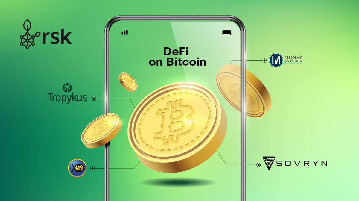 rsksmart_pt's tweet photo. Cansado  de ter que mover seu #BTC para Ethereum para interagir com #DeFi?🙇‍♀️
O número grande de protocolos DeFi na rede RSK habilita sua interação com diferentes serviços DeFi sem ter que vender ou transferir suas propriedades de #BTC para outras redes💪
 
https://t.co/Ogqb2fcBd2 https://t.co/Cb01nqvx9v
