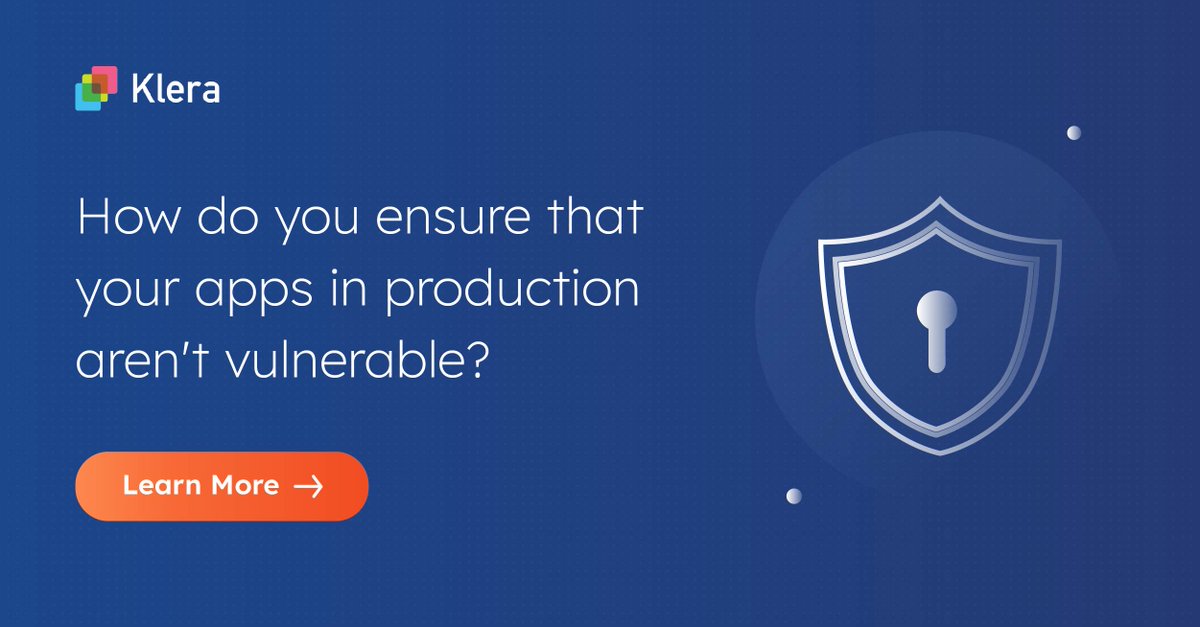 Klera_io's tweet photo. Make the most of your #WebApplications without unplanned downtimes or #SecurityBreaches affecting your business: https://t.co/9Qgem9py7l
#VulnerabilityAnalysis #ALM #DevOps #SQL #Klera https://t.co/49kU9ZWwl9