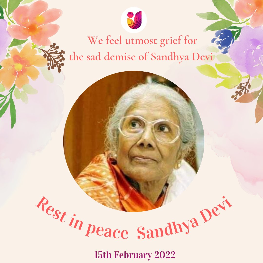 utsav_app's tweet photo. Om Shanti 🙏
Sincere tributes to the departed soul!
#SandhyaDevi https://t.co/TXSsW4W0J8