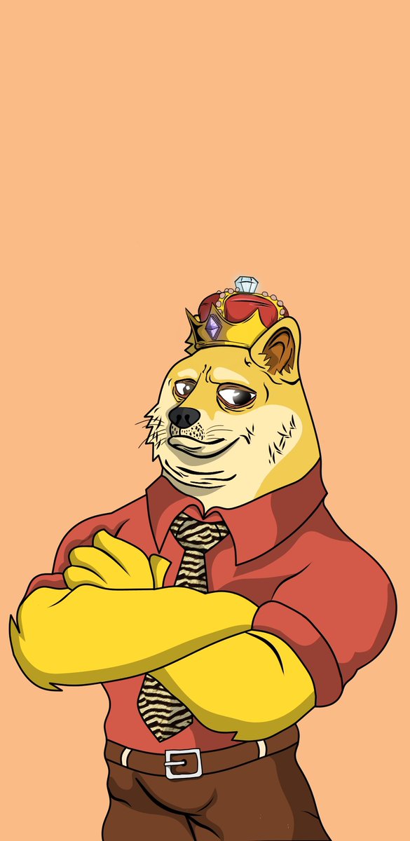 biggie_ape_club's tweet photo. The King 👑💪🐶 #BuffDoge 
#nftcollector #nftart #Crypto #NFTs https://t.co/Ci6jT60OlA