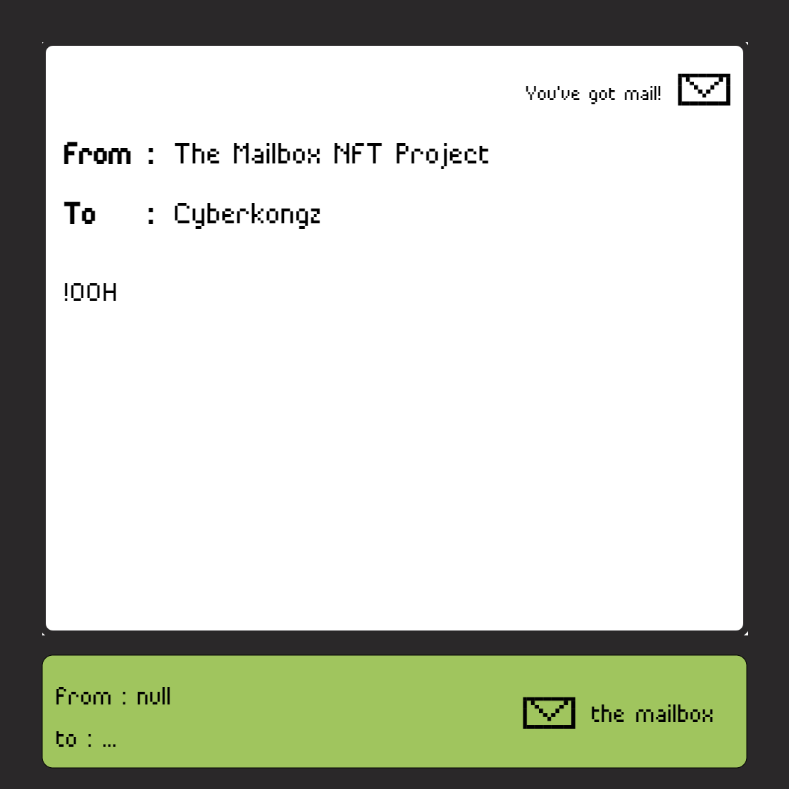 The Mailbox NFT tweet media