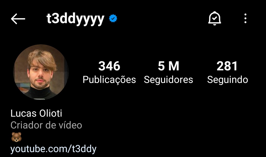 T3ddy Updates on X: IMAGINE SE USASSE! Lucas atingiu 5 MILHÕES de  seguidores em sua conta oficial do Instagram.  / X