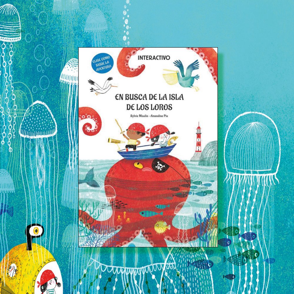koalaediciones's tweet photo. Un cuento divertido para sumergirse en aventuras marinas. Un cuentos en el que tú eres el protagonista y decides cómo seguir la historia.
#librosinfantiles #cuentointeractivo #hoyleemos #cuentosdivertidos #lij https://t.co/P3PYpwl3TJ