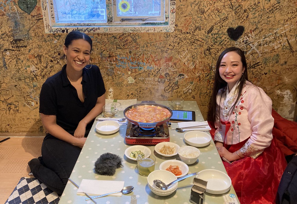.<a href="/jaegawise/">Jaega Wise</a> and I had a great afternoon in New Malden recording with <a href="/HangukHapa/">Hanguk Hapa</a> for an upcoming <a href="/BBCFoodProg/">The Food Programme</a> all about SPAM