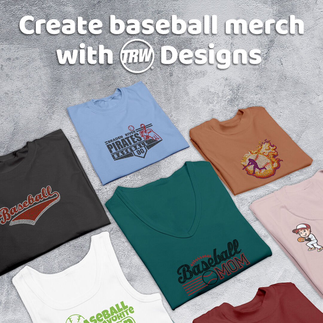 TRWcrew's tweet photo. Got baseball orders to fulfill for your business? TRW is the one stop shop for trending designs! Whether you work with vinyl, sublimation, or rhinestones--we've got you covered! https://t.co/igkVaLaMgc