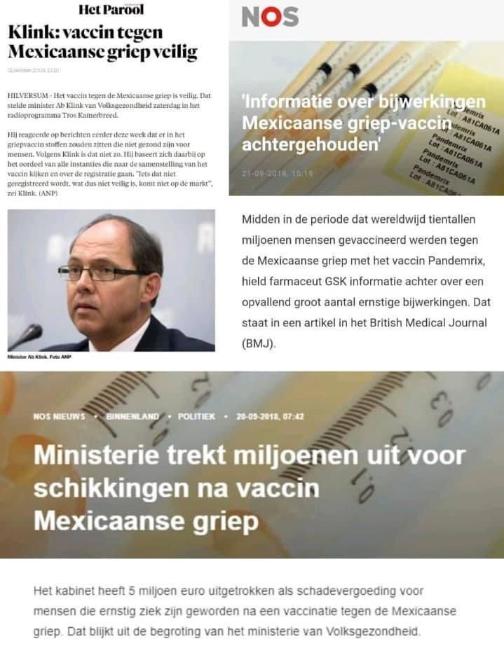 sander59660000's tweet photo. Kleine “oepsie” ivm het Mexicaanse griepvaccin dat een tiental jaren later aan het licht gekomen is. 
Anno 2022 kunnen we deze pharma reuzen natuurlijk wel vertrouwen, het zijn tenslotte allemaal filantropische schatjes geworden.. 🙄 https://t.co/6Dt3YF4QnS