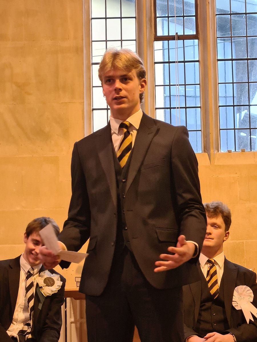 Great showing from one of <a href="/MonktonEddy/">Eddystone | Monkton</a>'s own at the hustings for the first #BathStudentParliament