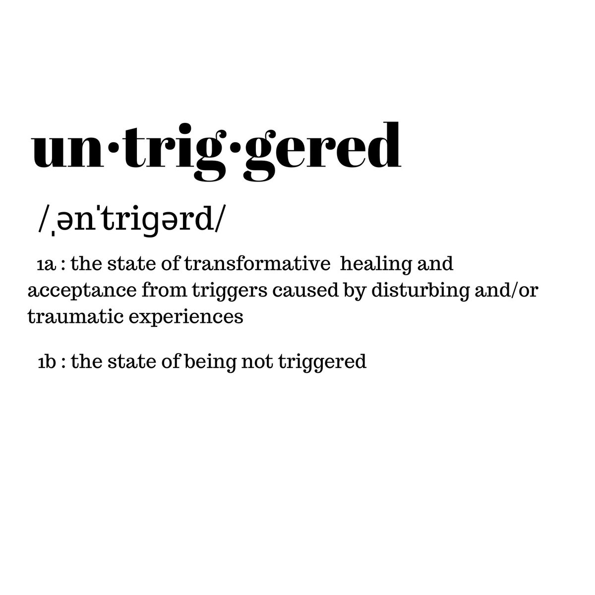 We just launched Untriggered! Join the movement and get your shirt today! 
 #Untriggered #MentalHealth #MentalHealthMatters #HealingTrauma  #Trauma #Healed #Health #Counseling #Counselor #SchoolCounselors #Therapist #Therapy #LPC