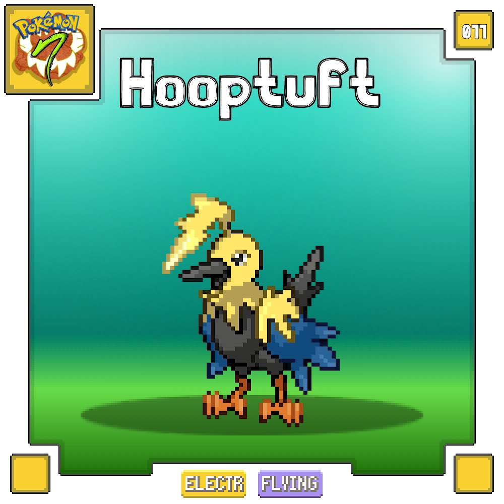 PokemonNatura's tweet photo. 011 - HOOPTUFT

El mechón de cabello de su cabeza siempre está rebosante de electricidad, lo que a veces hace que brille débilmente. Sin embargo, se debe tener cuidado de no tocarlo, ya que provocaría una descarga estática desagradable.

Diseño: @Francisco_ho27 https://t.co/cJvl7TP1RM