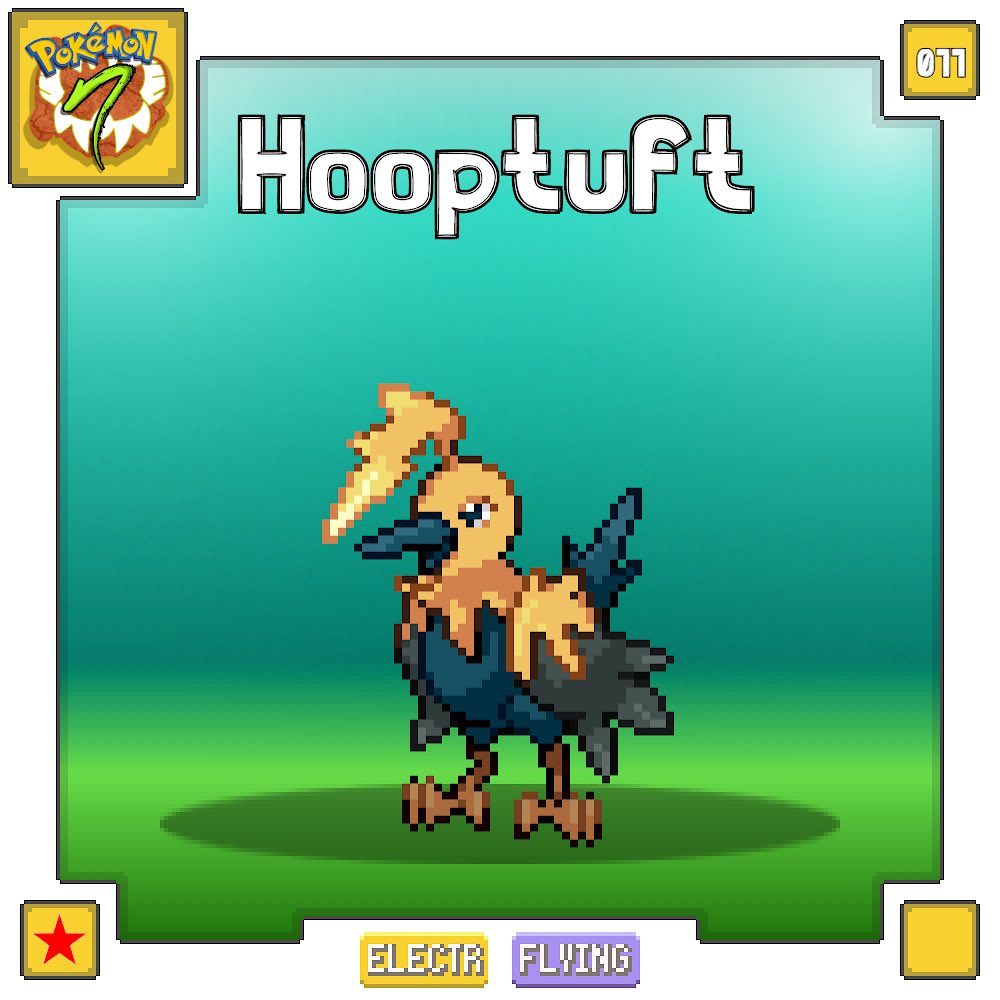 PokemonNatura's tweet photo. 011 - HOOPTUFT

El mechón de cabello de su cabeza siempre está rebosante de electricidad, lo que a veces hace que brille débilmente. Sin embargo, se debe tener cuidado de no tocarlo, ya que provocaría una descarga estática desagradable.

Diseño: @Francisco_ho27 https://t.co/cJvl7TP1RM