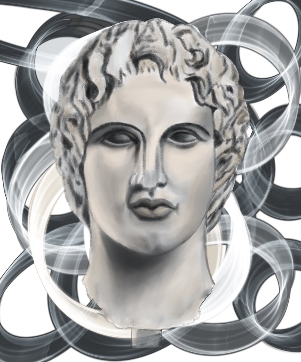 Alexander the Great, from my series “Myths &amp; History”♠️♠️♠️

hicetnunc.art/objkt/404779

#NFTCommunity #NFT #nftart #NFTartists #NFTCollection #nftcollector