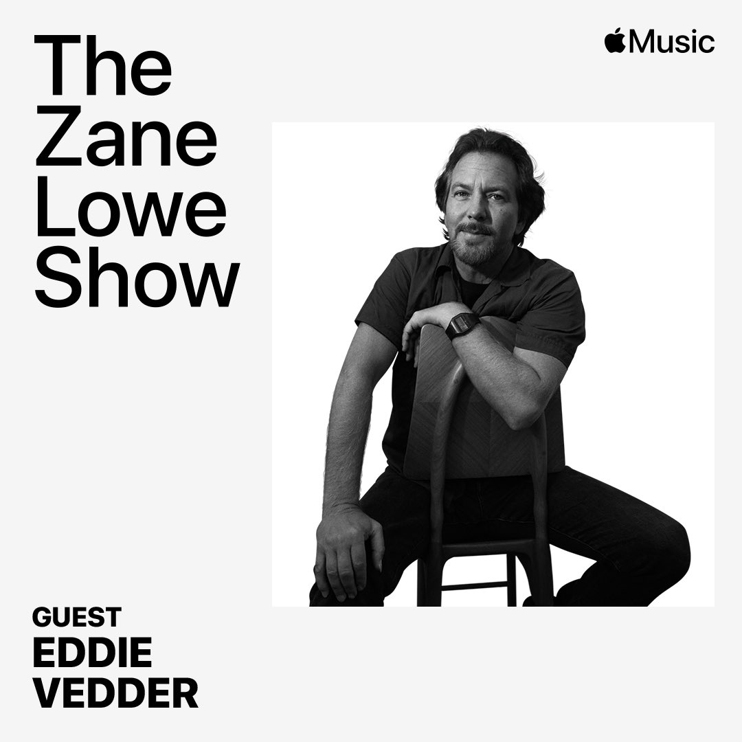 Excited for this one. Spoke to @eddievedder, @RHCPchad, @thisiswatt, and @Pluralone1 in Chicago about ‘Earthling’. Happening in one hour on @applemusic apple.co/zane