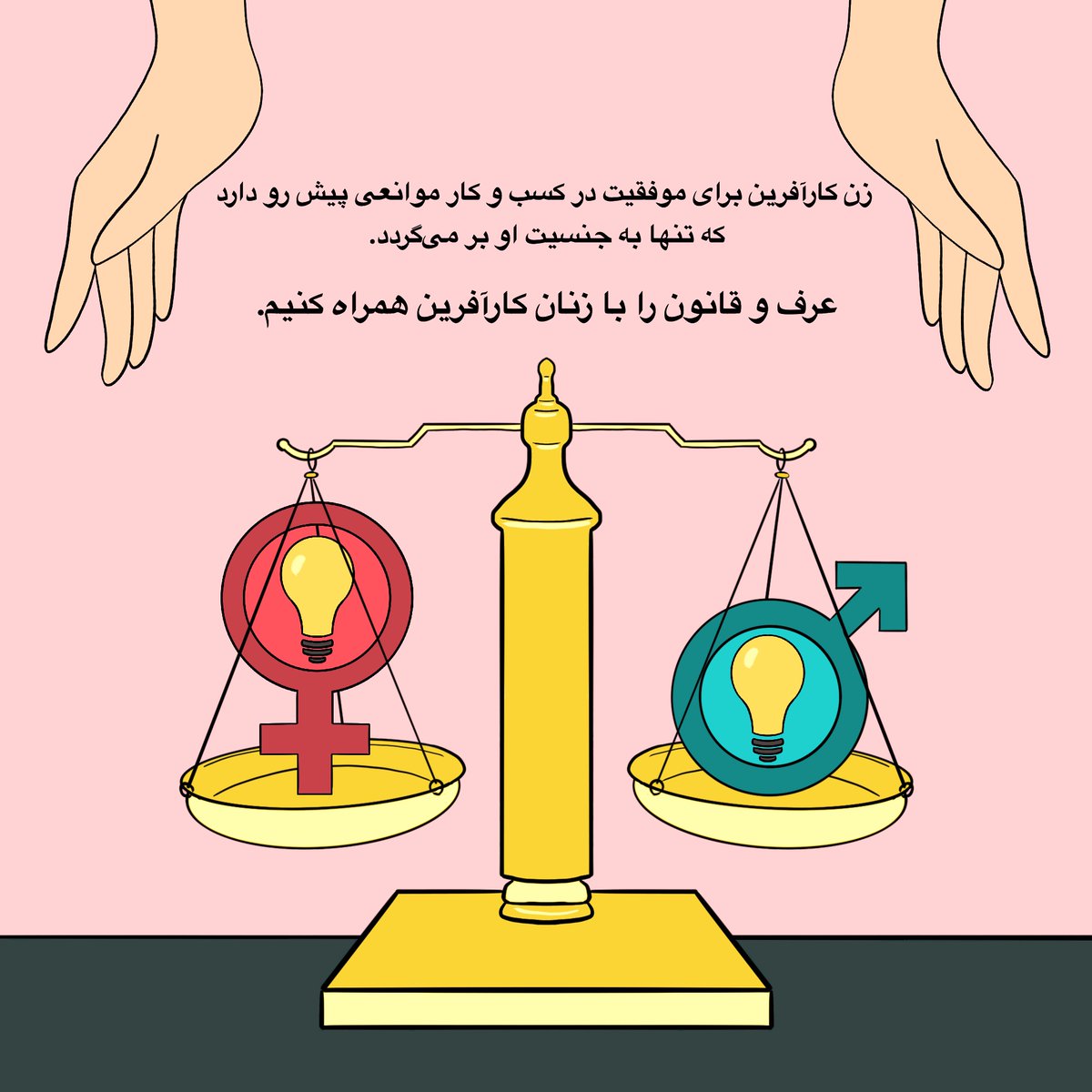 #زنان_کارآفرین در کسب وکار موانعی پیش رو دارند که تنها به جنسیت‌شان برمی‌گردد.
#موانع_عرفی_قانونی
#عدالت_جنسیتی