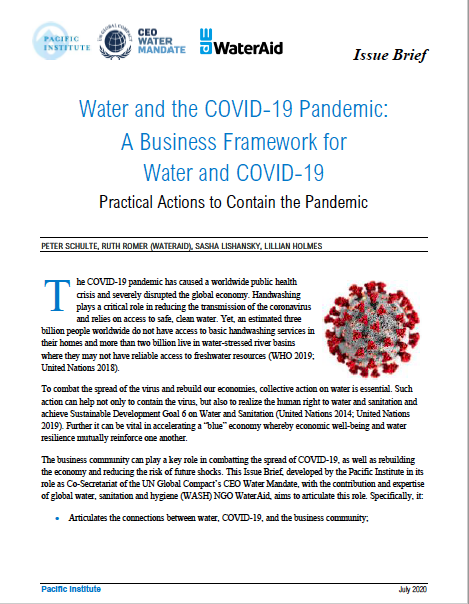 PacificInstitut's tweet photo. Explore guidance for company action on #water and #handwashing during the #COVID19 pandemic: https://t.co/hPjKfbsuFS
#business #OurFutureAtHand #HandHygiene #HandHygieneForAll https://t.co/QXACVc1OLq