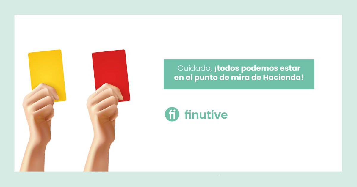 ⚠ ¡Cuidado con las #sanciones de Hacienda! ⚠

🧾 En el post de hoy hablamos de uno de los grandes quebraderos de cabeza de todo empresario: la Agencia Estatal de Administración #Tributaria (#AEAT) o más conocida como #HACIENDA. ¡No te descuides!

Link: blog.finutive.com/general/infrac…