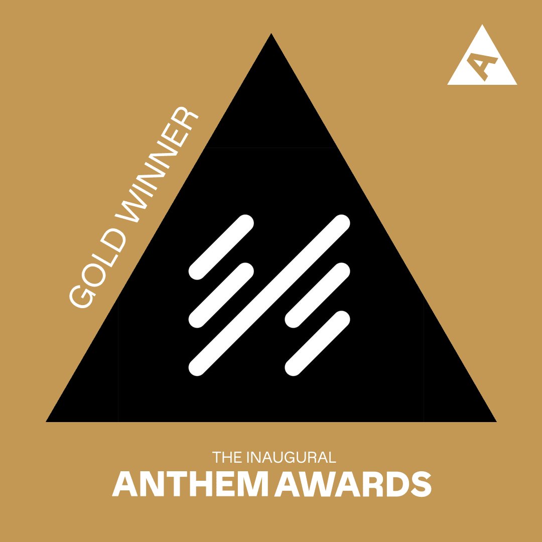 Huge thanks to <a href="/anthemawards/">anthemawards</a> for your mission and the recognition of ours.