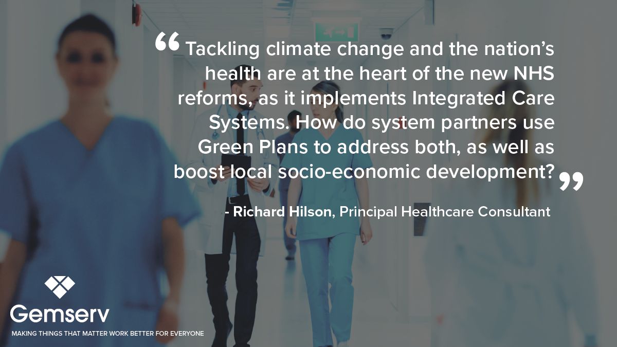 How can Integrated Care Systems best implement Green Plans to reduce climate change, improve the nation’s health and boost local economies? Read our latest report and uncover the challenges and opportunities of the new #NHS reforms: bit.ly/Sustainable-NHS