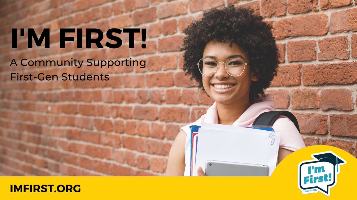 ImFirstGen's tweet image. There is something special about being the FIRST… especially being the first in your family to attend and graduate from college. To be part of our community and share your story through our blogs, learn more at imfirst.org.  #imfirst #imfirstgen #firstgenstudent