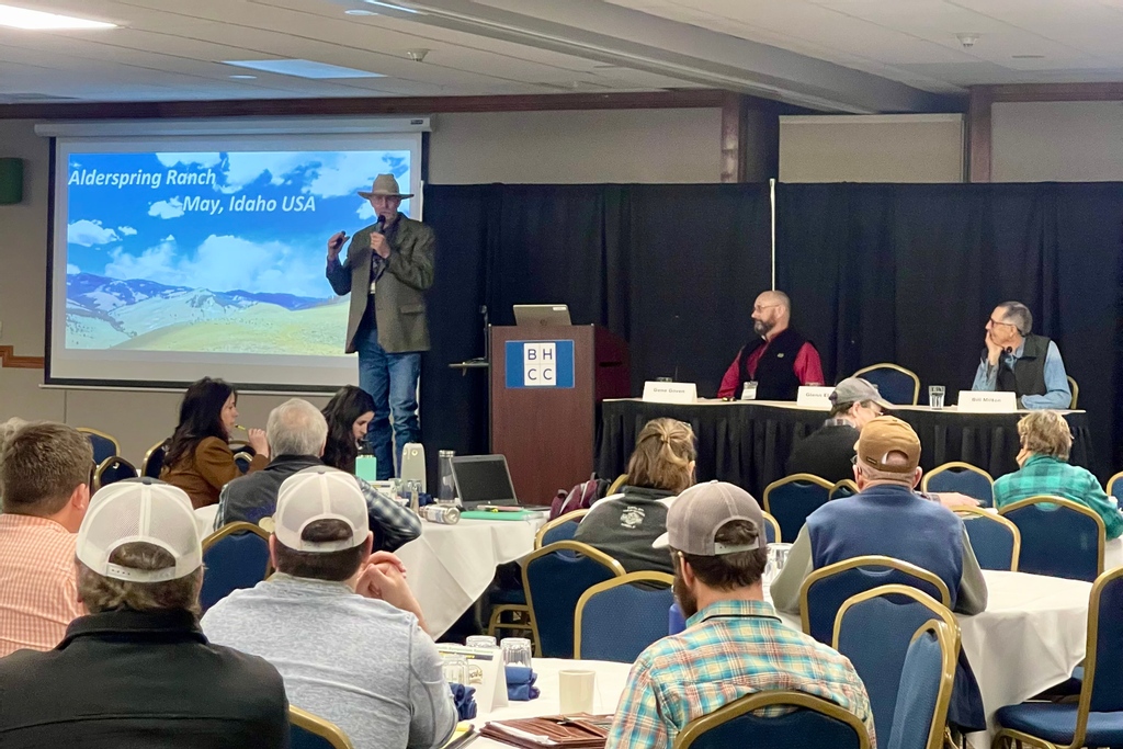 wsemt's tweet photo. It was refreshing to be in a room of open-minded, innovative thinkers willing to embrace a better way at the Soil Symposium in Billings last week. We walked away revitalized in our efforts to shift the paradigm towards managing as a whole ecosystem. #soilhealth #ecosystemhealth https://t.co/y3IfCR7lPV