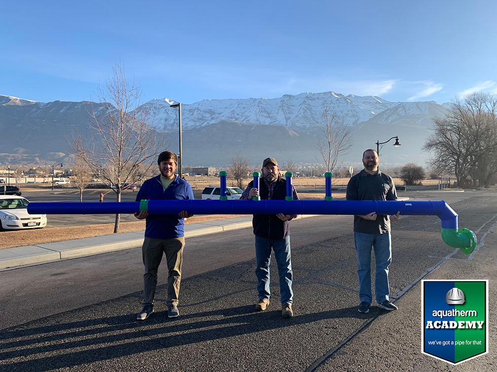 Aquatherm's tweet photo. Another great week! Congrats to our friends from @ISCOIndustries, Hajoca, Consumer Pipe, and Schimberg for completing the Aquatherm Trained Professional course. ATPs are qualified to install Aquatherm pipe and also to train the installers at your company! https://t.co/5UJwti2KPh https://t.co/gjoFlUZdz2