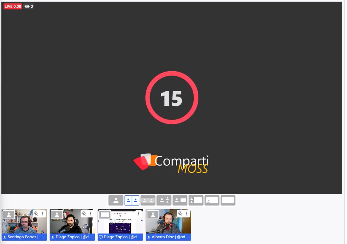 Empezando el #unplugged33 con <a href="/dzapic0/">Diego Zapico</a> y <a href="/adiazcan/">Alberto Diaz Martin</a> Hoy vamos a contar batallitas de abueletes sobre #dotnet al nietito Diego xD