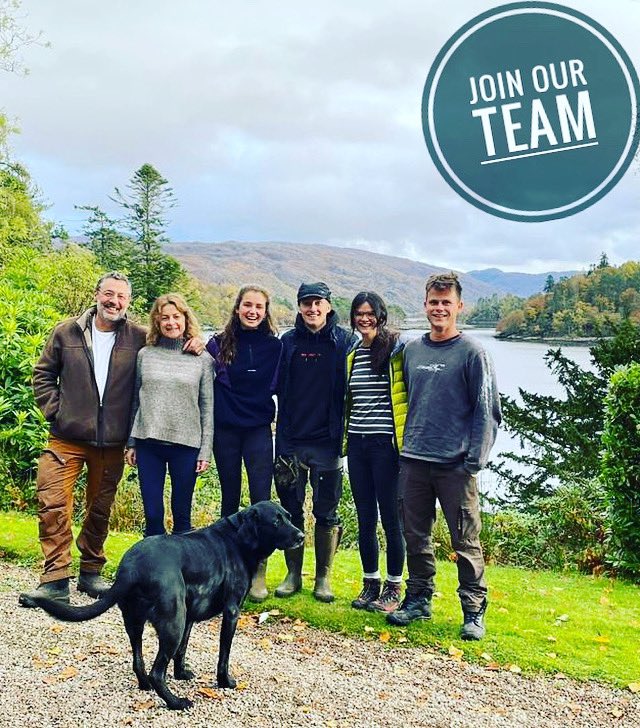 Join us -we’re looking for a couple for upcoming season, April-Oct.Experience in hospitality ideal. Get in touch with CV Contact@eileanshona.com
