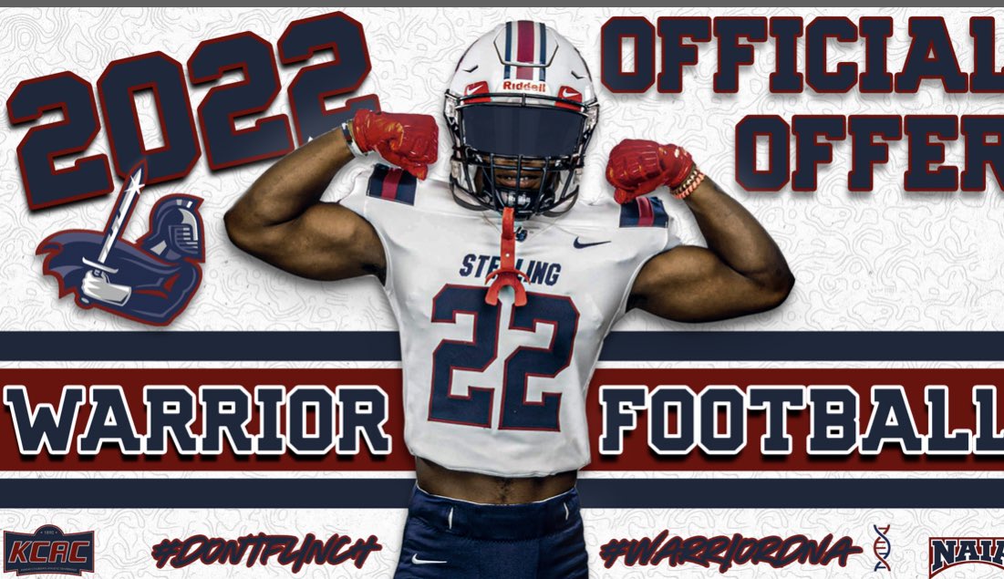 Blessed to receive an offer from Sterling College! Thank you <a href="/Coach_Holton28/">Austin Holton</a> for this opportunity!💯