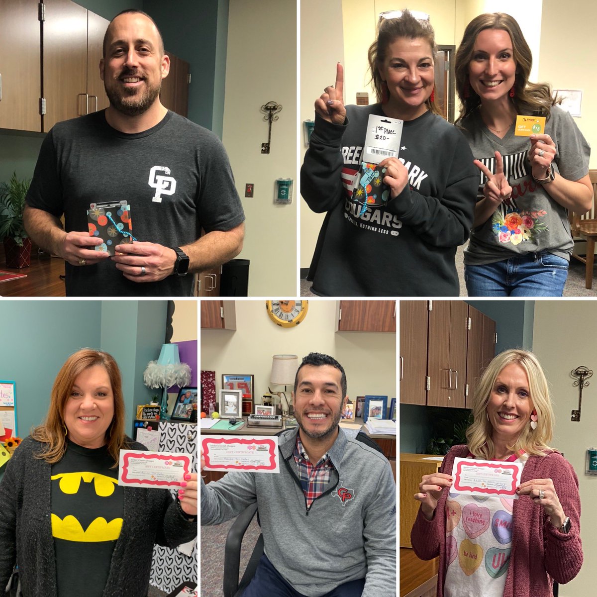 jenhobbs_ela's tweet photo. Congrats to all winners!
Chili Contest Winners: 1st James Wilcox, 2nd Laura Wellbrock, 3rd John Vaglienty
Soup Contest Winners: 1st Jan Bishop, 2nd Sheri Forbes, 3rd Victoria Hagan #TeamTomball #CPJHInfluencer @jcwilcox32 @janbishop03 @CPJH_MrsHagan @MsForbesELA @cpjh_jv https://t.co/BJCGkmD1FF