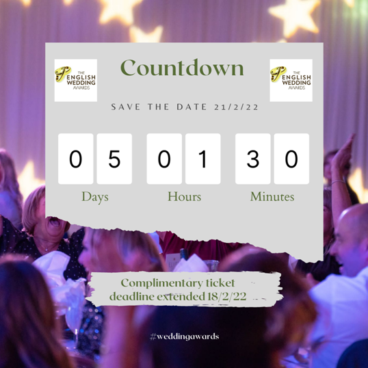 Not long now till the 5th English Wedding Awards North 2022. Can't wait for the event be a great night
#weddingawards2022
@CreativeOceanic @MercureHotel