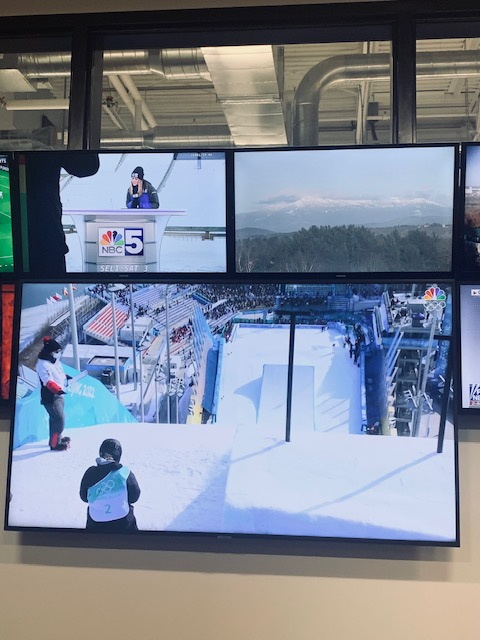At my desk watching NBC's afternoon Olympic Coverage wrap, as our NBC 5 News Team prepares to go live from Lake Placid Olympic Ski Jumping Complex throughout tonight's :90 and for our Ozone special at 730P.  So proud of our amazing team!!! 😊