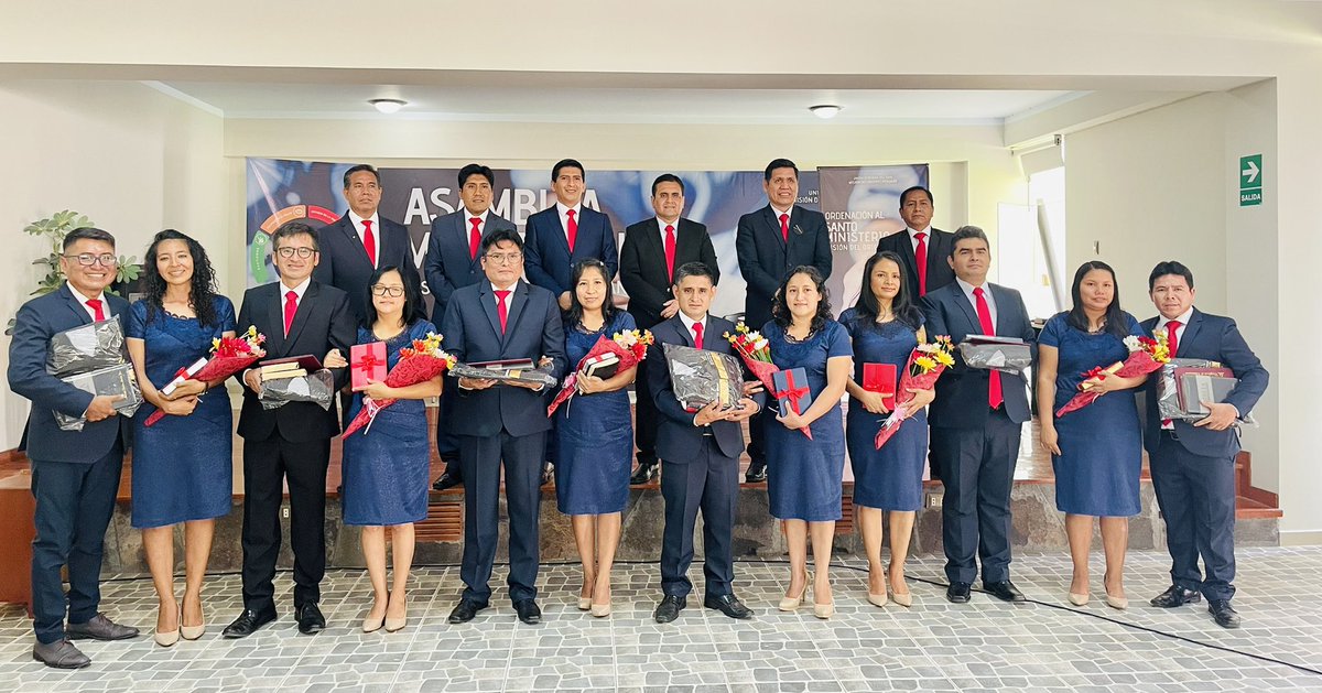 Asamblea Ministerial #MOP
SER PASTOR ES: “Tener que renunciar a tus sueños personales para decir sí a un llamado que sólo tú y Dios entienden”

Ordenación al Sagrado Ministerio a:
Marlon, Luis, Oscar, Keclin, Josué, Jorge, oremos por nuestros flamantes pastores. <a href="/AdventistasUPS/">Adventistas Perú - UPS</a>.