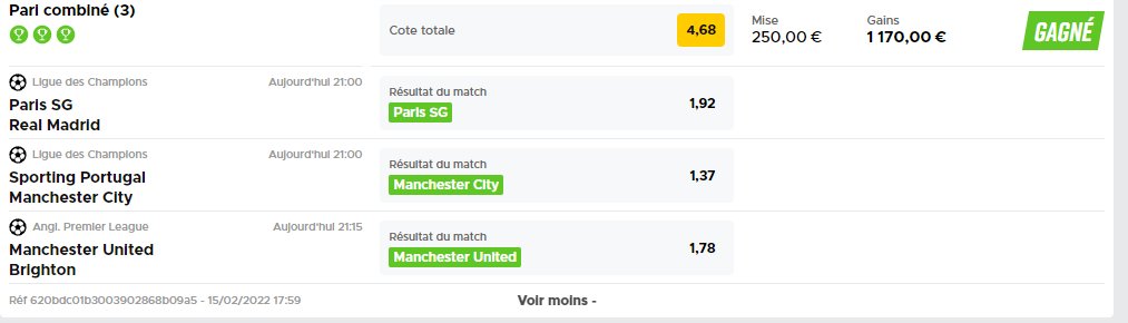 DumeGabrielli's tweet image. Belle petite journéé sur @Betclic !