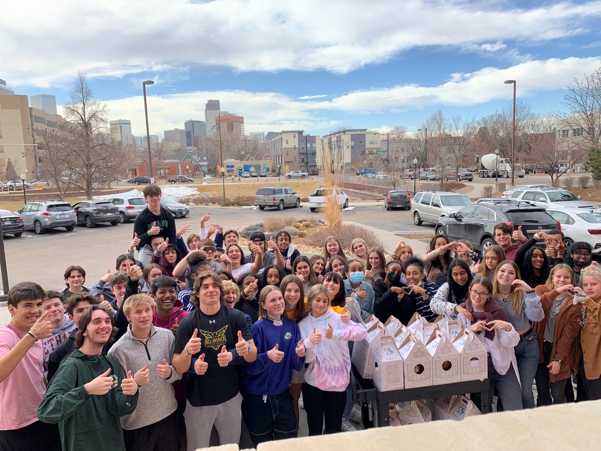 Loved meeting this great group of students from <a href="/CTHSConnect/">Cherokee Trail H.S.</a> when they stopped by to deliver Teddy Bears for our families today! #KeepingFamiliesClose