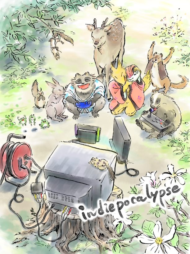 PIZZAPRANKS's tweet photo. Indiepocalypse Presents: インディー通信 Indie Tsushin is out today!

-An independent bundle-zine published and funded by Indiepocalypse!
-10 games from the Japanese indie scene, edited by @nicegeargames!
-$15 USD
-Zine and a launcher! 

Thread of the games and store page below! https://t.co/jYZMIbkAGK