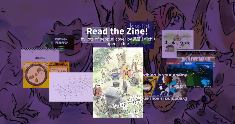 PIZZAPRANKS's tweet photo. Indiepocalypse Presents: インディー通信 Indie Tsushin is out today!

-An independent bundle-zine published and funded by Indiepocalypse!
-10 games from the Japanese indie scene, edited by @nicegeargames!
-$15 USD
-Zine and a launcher! 

Thread of the games and store page below! https://t.co/jYZMIbkAGK