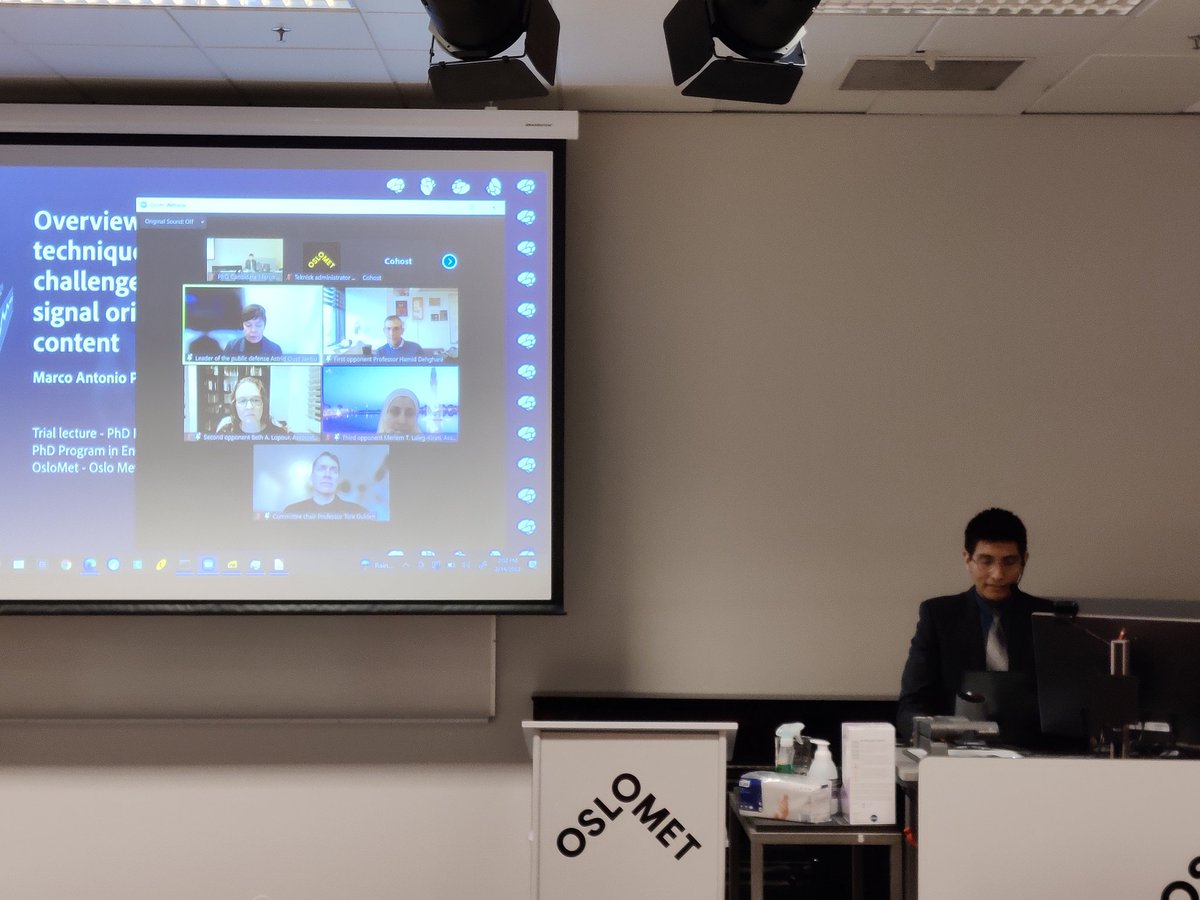 Marco Antonio Pinto-Orellano will  defend his thesis “Time-spectral modelling of biomedical signals” for the PhD in Engineering Science at <a href="/teknologidesign/">Teknologi, kunst og design</a> <a href="/OsloMet/">OsloMet</a> on Feb 16. The event is digitally accessable: oslomet.zoom.us/j/66764613756?…