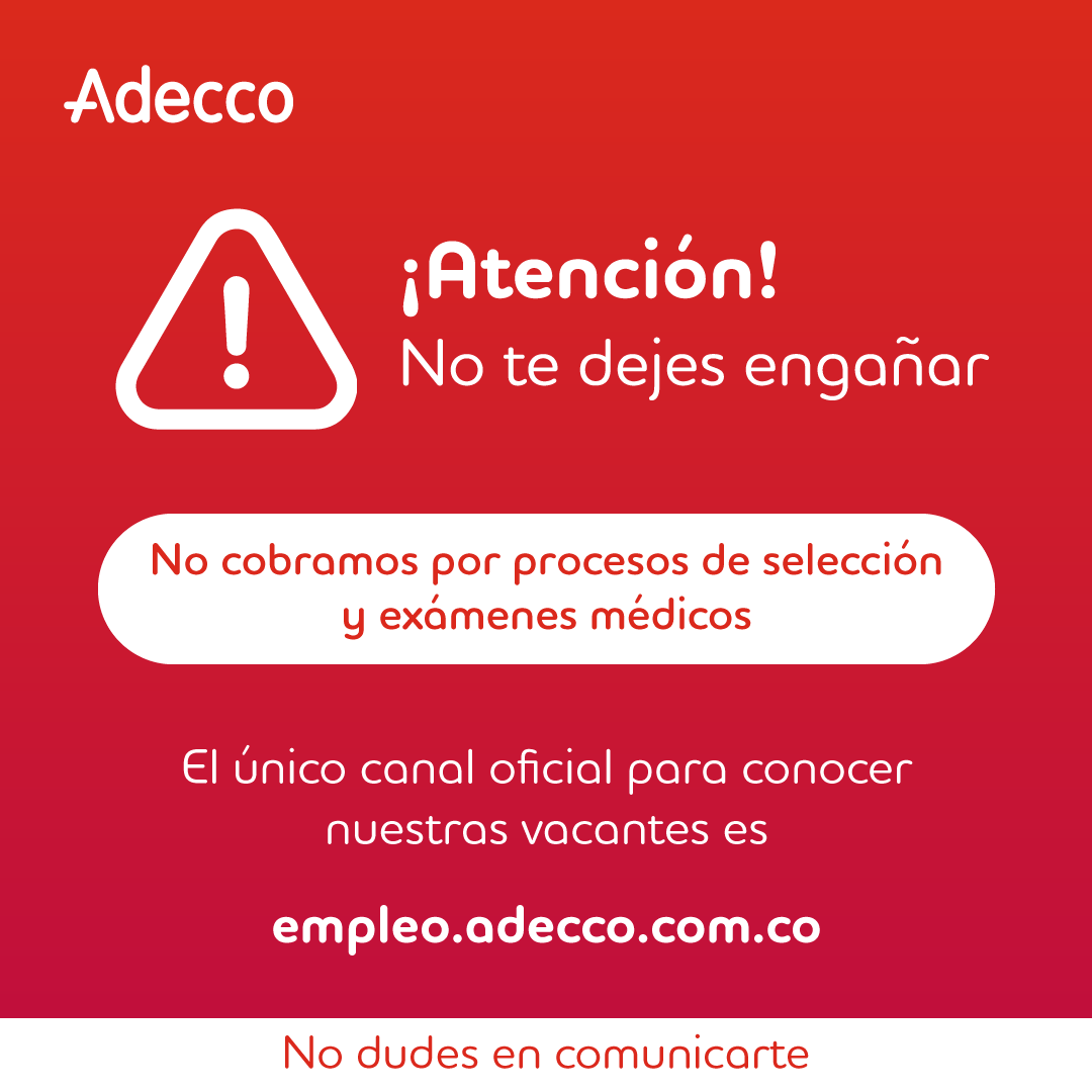 Adecco Colombia tweet media