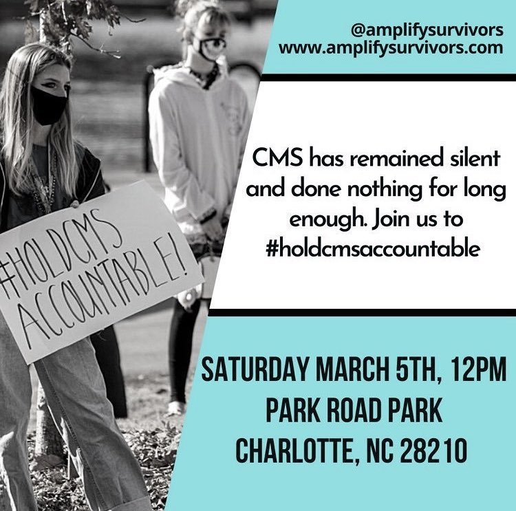 attention #Charlotte #NorthCarolina Amplify Survivors will be holding another protest March 5th in support of survivors of K-12 Sexual Violence and to discuss the lack of action from #CMS when it comes to #titleix and believing/supporting survivors.